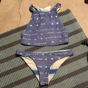 Carve Designs Blue Patterned Bikini